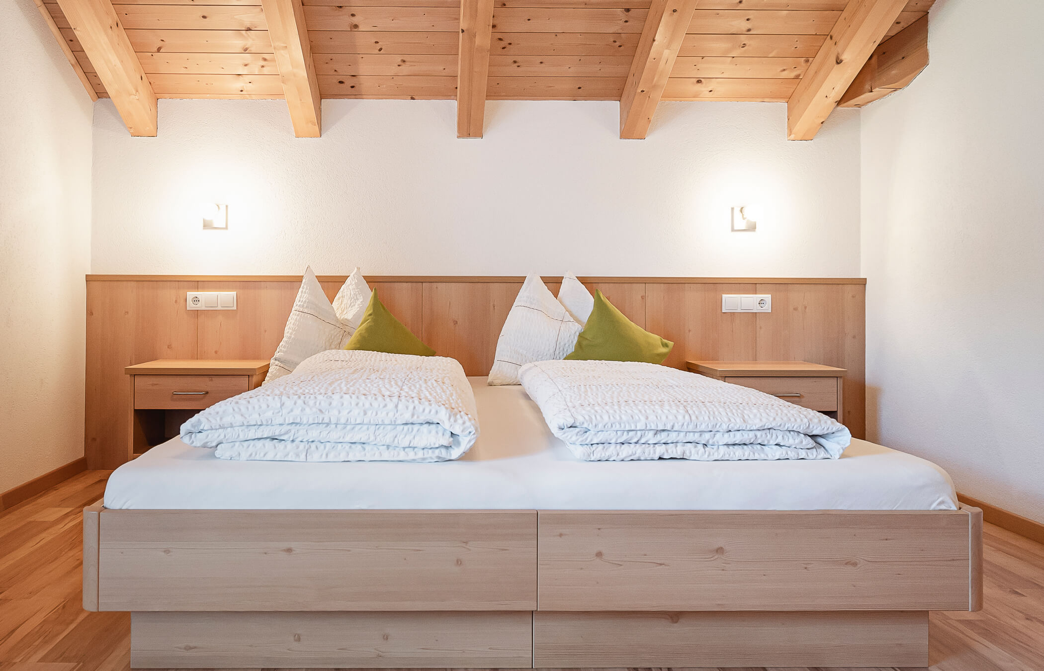 Letto matrimoniale - Appartamento vacanze Dolomiti