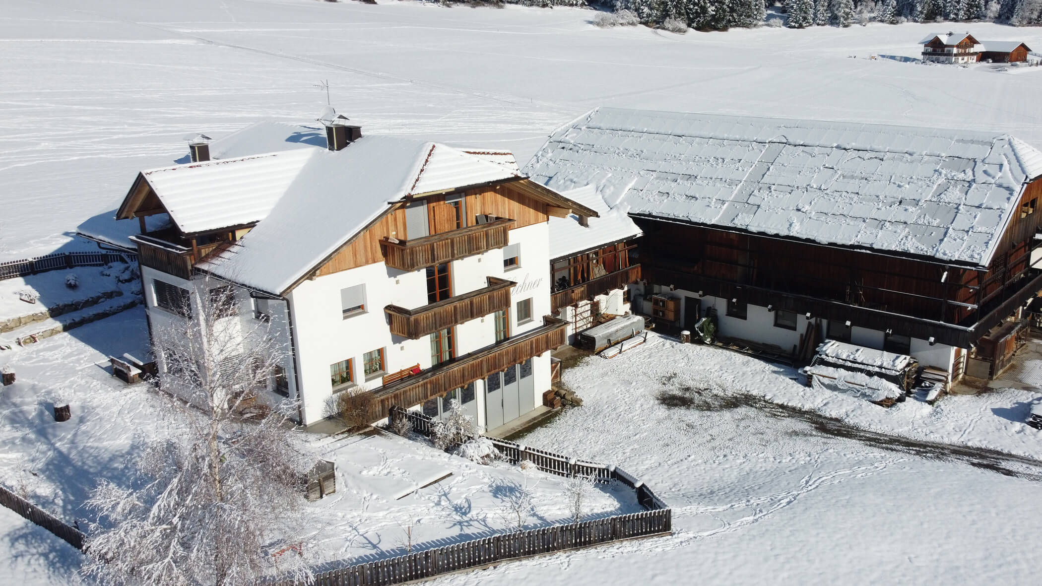 Lechnerhof - Vista esterna in inverno