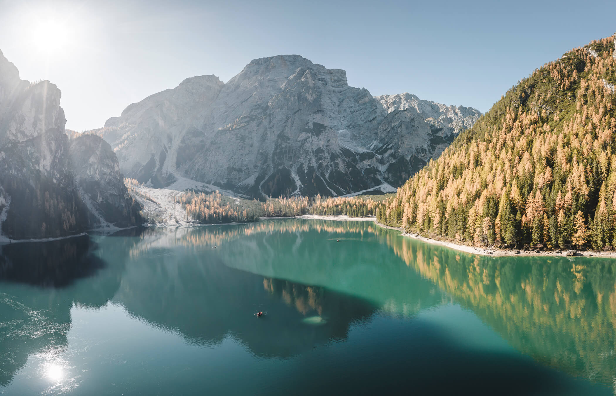 Lago selvaggio di Braies